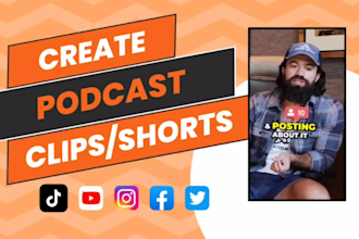 edit your podcast into engaging short clips