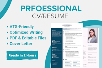 be your ats resume and professional CV maker