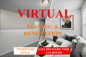 do virtual staging, virtual furniture, virtual renovation