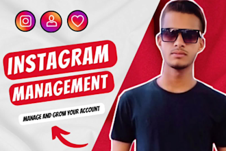 be your instagram manager to grow your instagram account