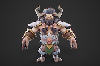 create 3d character for your game, cinematic, animation