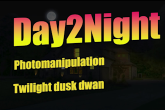 do real estate photo manipulation to day to night day to dusk virtual twilight