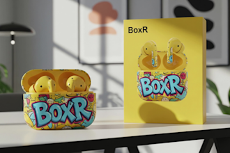 create high quality 3d product renders and packaging design