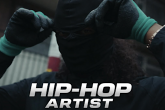 be your male rapper for drill rap, afro rap and fast rap vocals