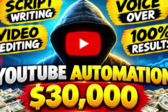 do top 10 faceless cash cow videos for youtube automation channel to earn 30kusd