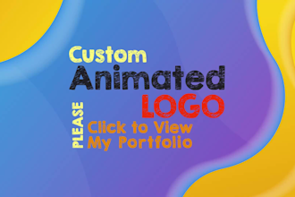 create custom logo animation intro outro