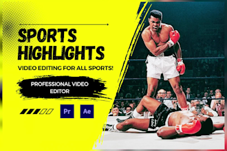 do sports highlights video editing