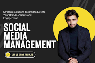 be your social media manager on a monthly basis for facebook and instagram