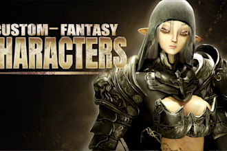 create stylized game ready 3d characters