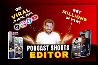 edit your podcast to short videos and short form video clips