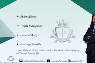 design a personal budget and provide personal finance tips