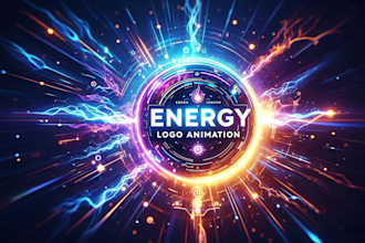 create stunning particles and energy blast logo animation intros