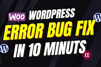 fix elementor bugs, errors and issues on wordpress website, elementor pro help