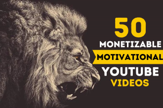 create HD motivational youtube videos and monetizable motivational videos