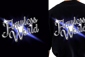 design typographic edgy streetwear design