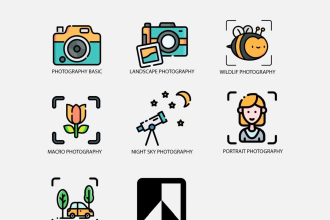 design a custom icon pack for your brand within 24h