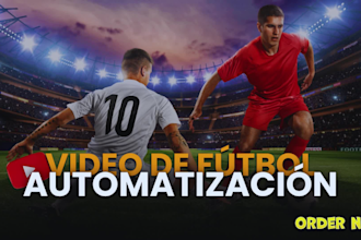 automatizacion de youtube, vídeos de futbol rentables