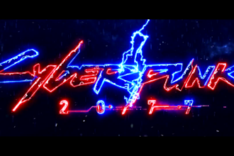 create a lightning logo reveal animation intro