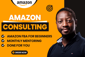 be your amazon fba consultant or mentor