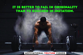 create motivational videos for youtube