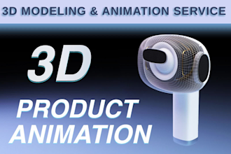 do 3d product animation video 3d modeling and rendering cgi industrial animation