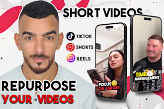 repurpose your youtube video to reels, tiktok and shorts