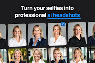 make professional ai headshots for work