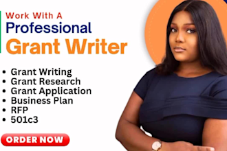 research grant, write grant proposal, apply grants, business plan, 501c3