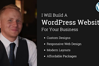 design or redesign a wordpress website for your business