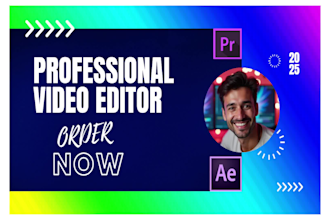 edit your videos using premiere pro and after effects