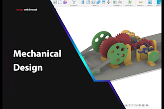 do 3d industrial and product design, 2d mechanical drawing and rendering