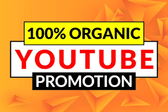 do super fast organic youtube video promotion