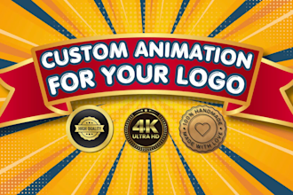 do a custom 2d logo animation for you