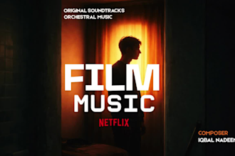 compose a netflix style orchestral film score and trailer music