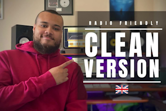 edit a clean, radio friendly version of your song