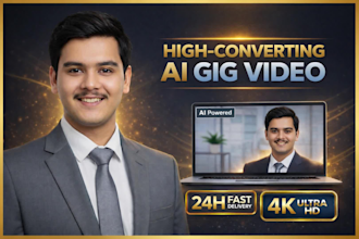 create a stunning fiverr gig video using ai spokesperson