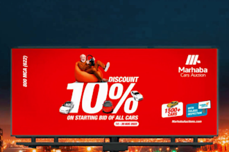 design billboard banner ads, yard signs, and digital sign