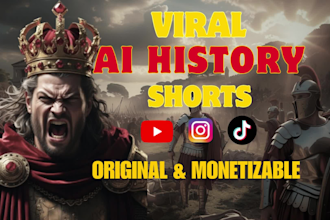 create viral faceless ai history shorts and reels