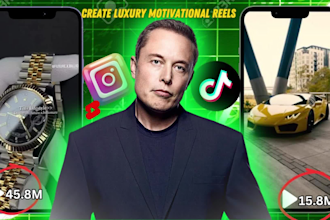 create luxury motivational, traveling shorts for youtube
