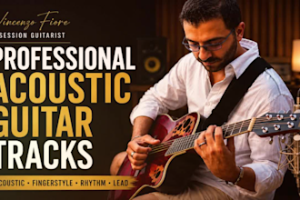 record professional acoustic guitar tracks for your song