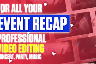 edit great event recap and concert video