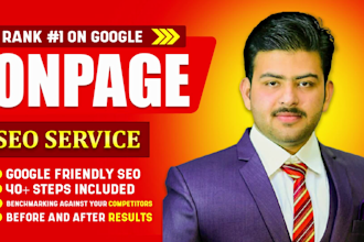 dominate on page seo for wordpress shopify wix webflow and squarespace website
