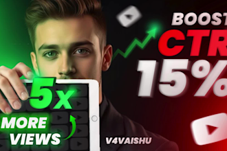 design youtube thumbnails, fiverr gig thumbnail design