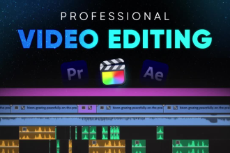 do professional video editing for you
