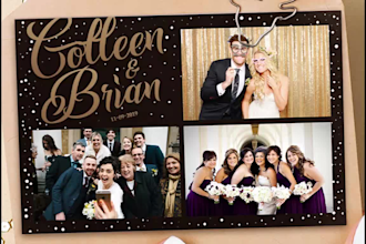 design a creative custom photo booth template