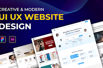 do professional website UI UX design and figma prototyping