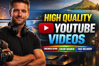edit amazing luxury lifestyle, travel videos, vlog