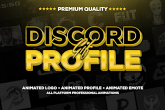 create logo animation discord profile gif