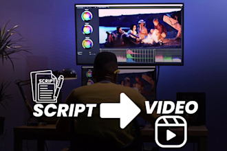 turn your script or article into an engaging video