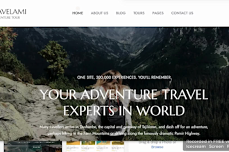 build travel agency website and tour booking website on wordpress